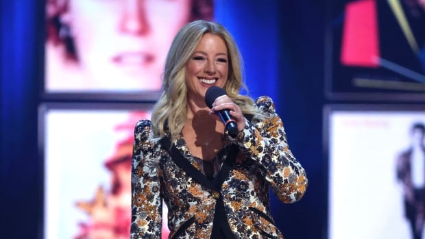 Sarah McLachlan onstage during the 2025 JUNO Awards at Rogers Arena on Vancouver.  