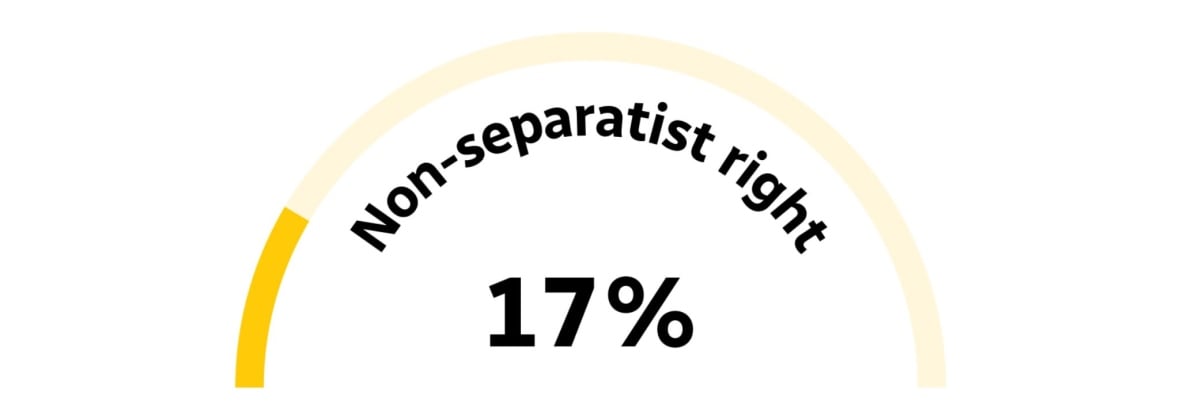 A graph that illustrates 17 per cent.