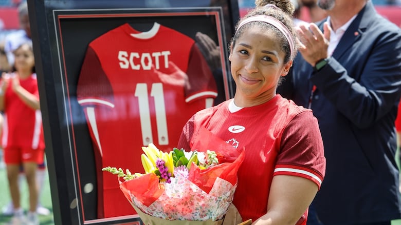 Canadian female soccer player.