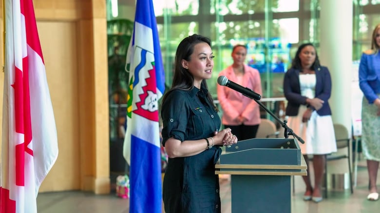 Minister Rechie Valdez, Canada's minister for women and gender equality, and secretary of state for small business and tourism