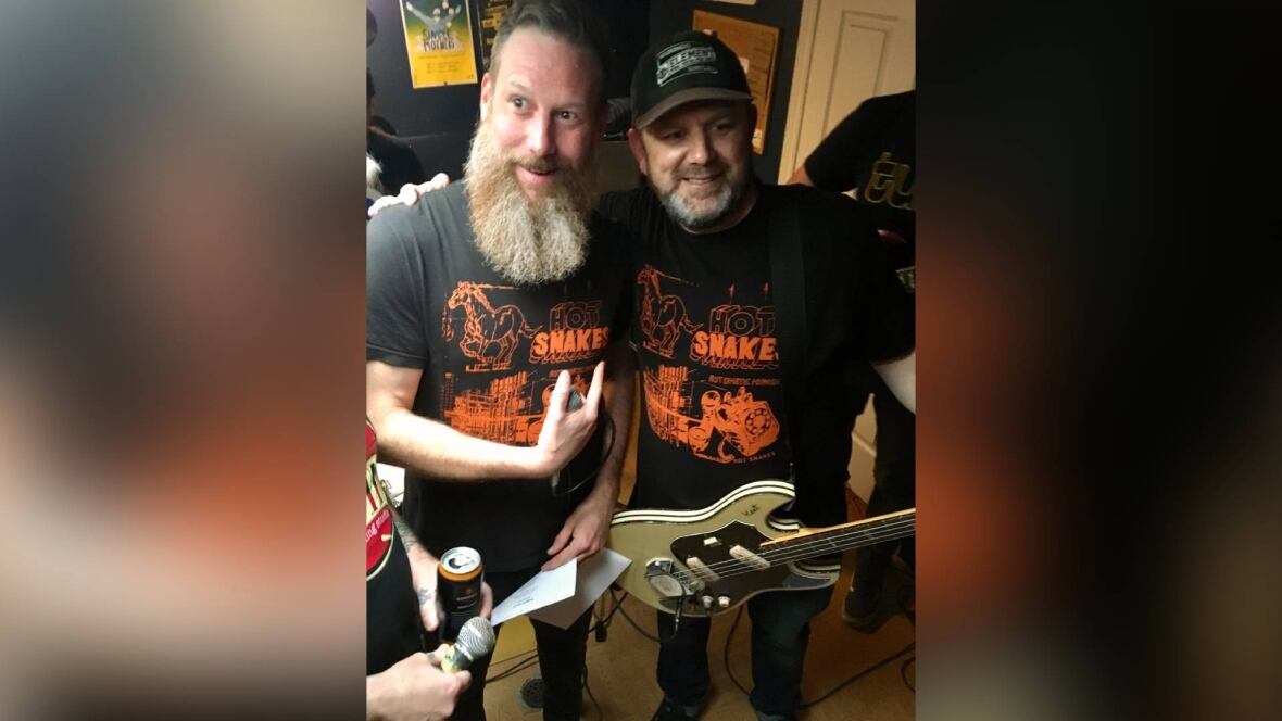Sean Murphy is seen with his best friend and bandmate Steve Bennett in this undated photo. 