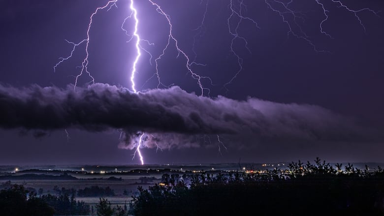 Matt Melnyk is an Alberta-based pilot and storm photographer. He took this shot about 3 years ago near Pine Lake, Alta., of a nocturnal thunderstorm that lasted over 4 hours.