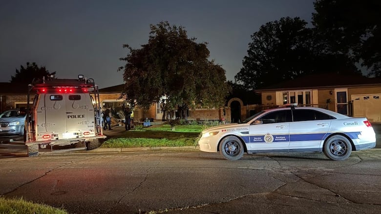 Investigators carried out a search warrant on a London, Ont. home on May 29, 2025 where they found drug, firearm parts and a 3D printer.