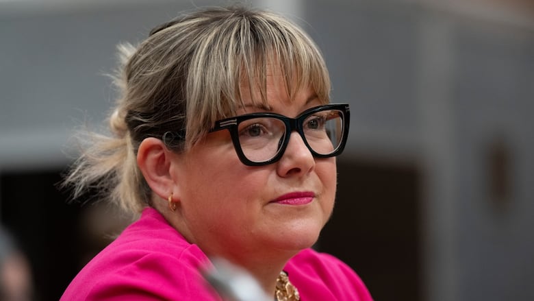 Chief of staff to former Conservative prime minister Stephen Harper, Jenni Byrne waits to appear before the Procedure and House Affairs committee meeting Thursday, May 11, 2023 in Ottawa.