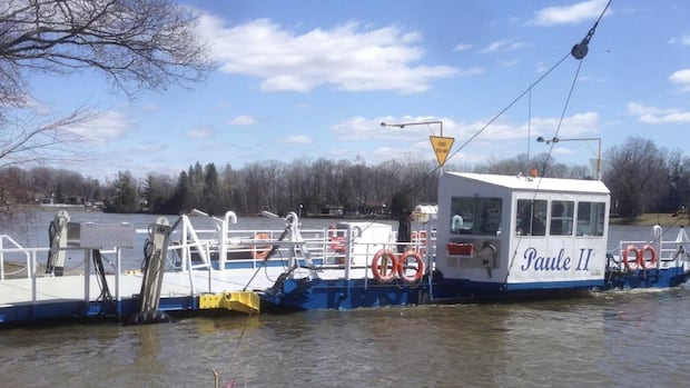 Driver escapes sinking Tesla after it falls off ferry near Montreal