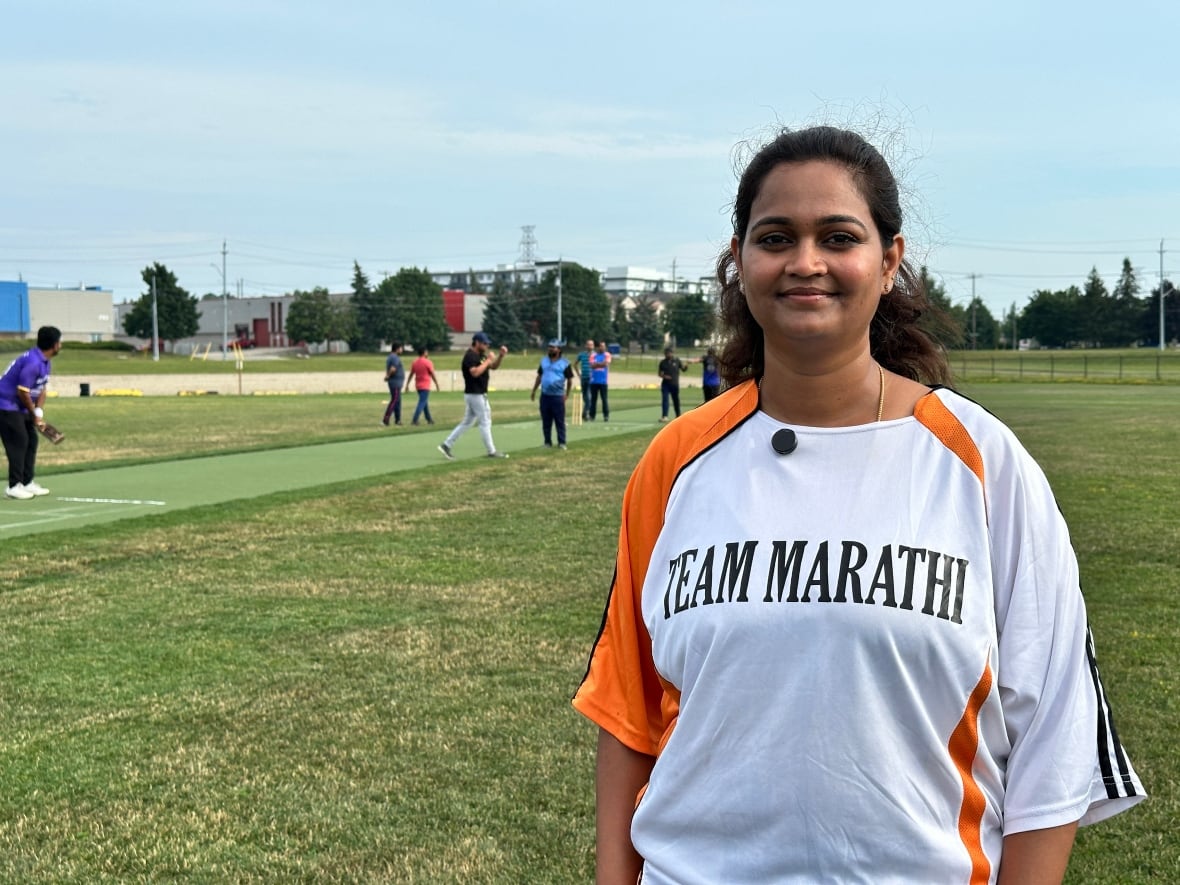 Pallavi Bhure is a player for Team Marathi’s women’s cricket team. She says cricket is a huge part of her culture, which they pass on to their children.