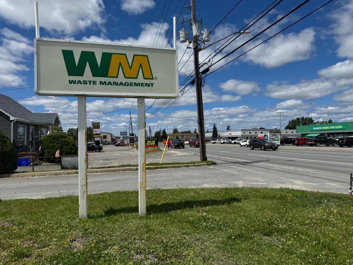 Photo of waste managment sign