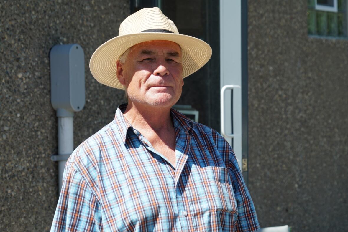 Jeff French, photographed outside the u-fill station he works at.