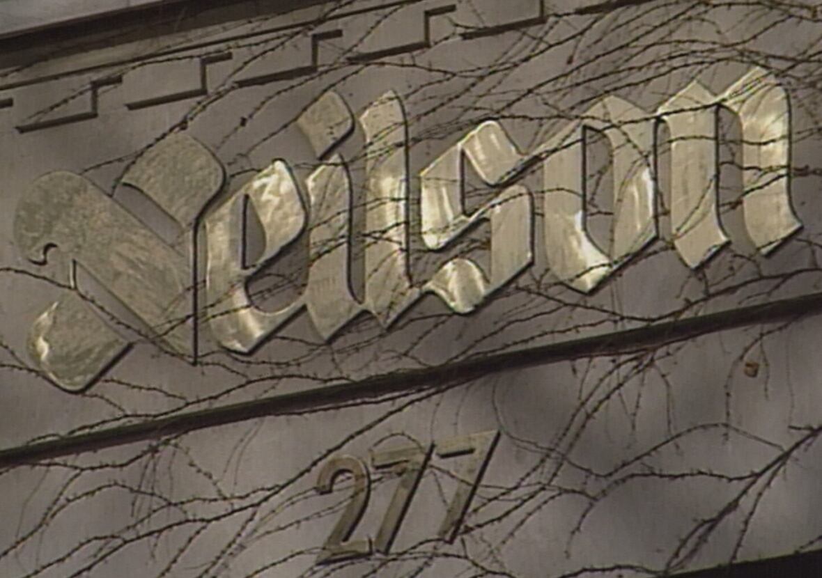 Neilson sign on exterior of chocolate factory