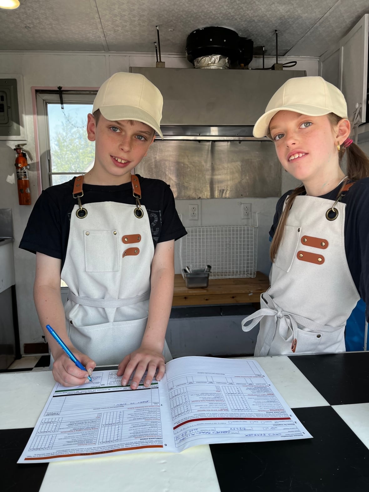 Xavier and Zaylah Adams are siblings who just opened their own ice cream truck in Clarenville.