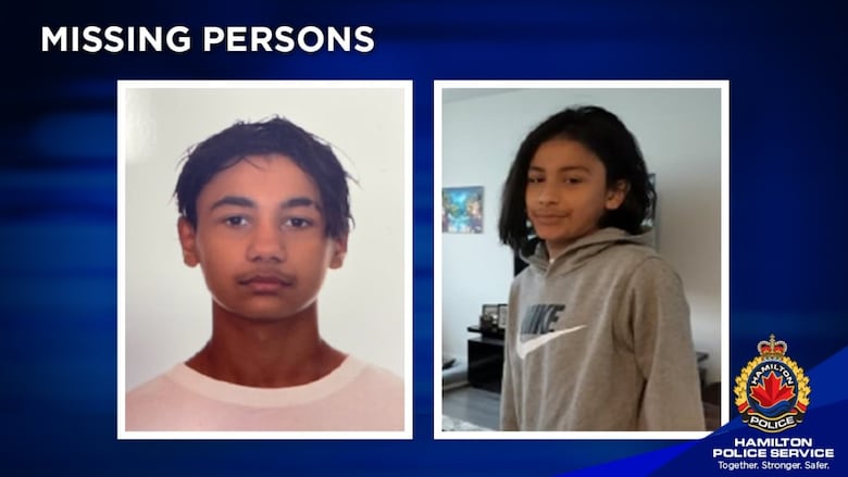 Photos of two boys.