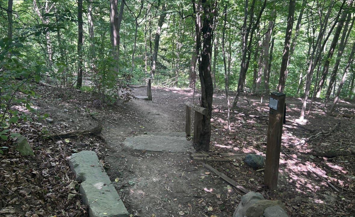 Broken railings and staircases have made parts of the trail hazardous.