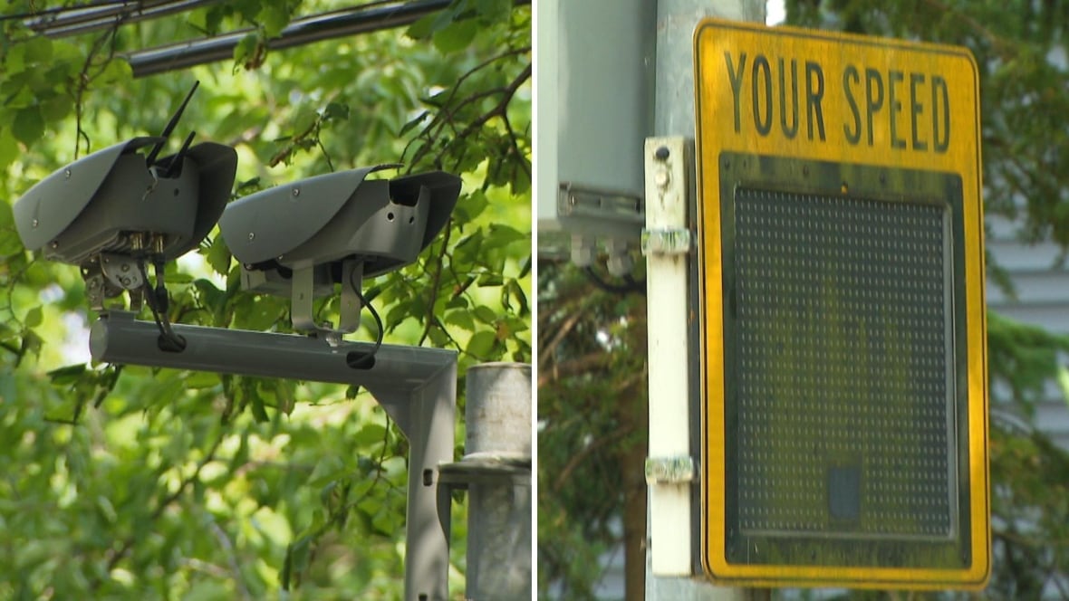 A speed camera.