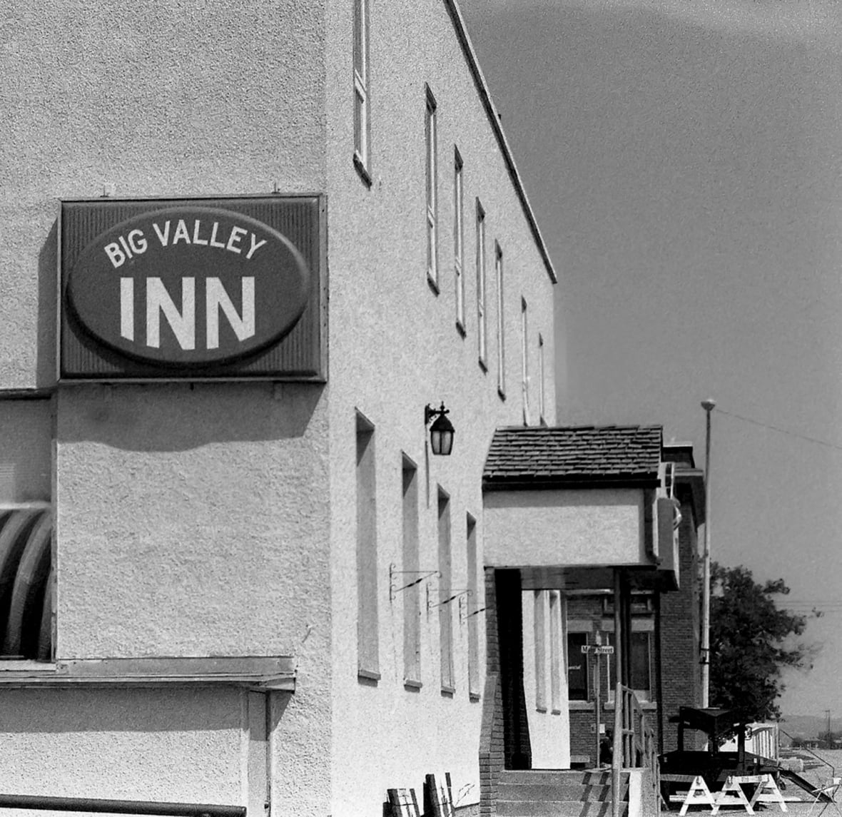 Sitting directly across from Big Valley, Alta.'s train station, the Big Valley Inn used to be at the centre of the town's activity when it was built in 1952. The Beer Parlour Project documented it in 2023.