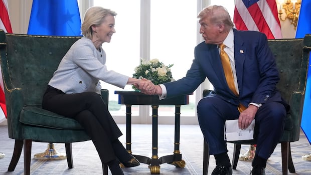 Trump announces the trading framework relating to EU that put 15% prices for European assets