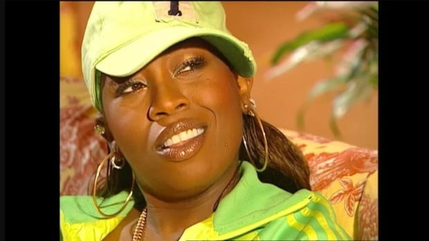 Missy Elliott appears in an undated screenshot from an interview that aired on MuchMusic.