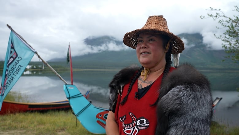Canoe leader Donna Johns speaks to CBC News