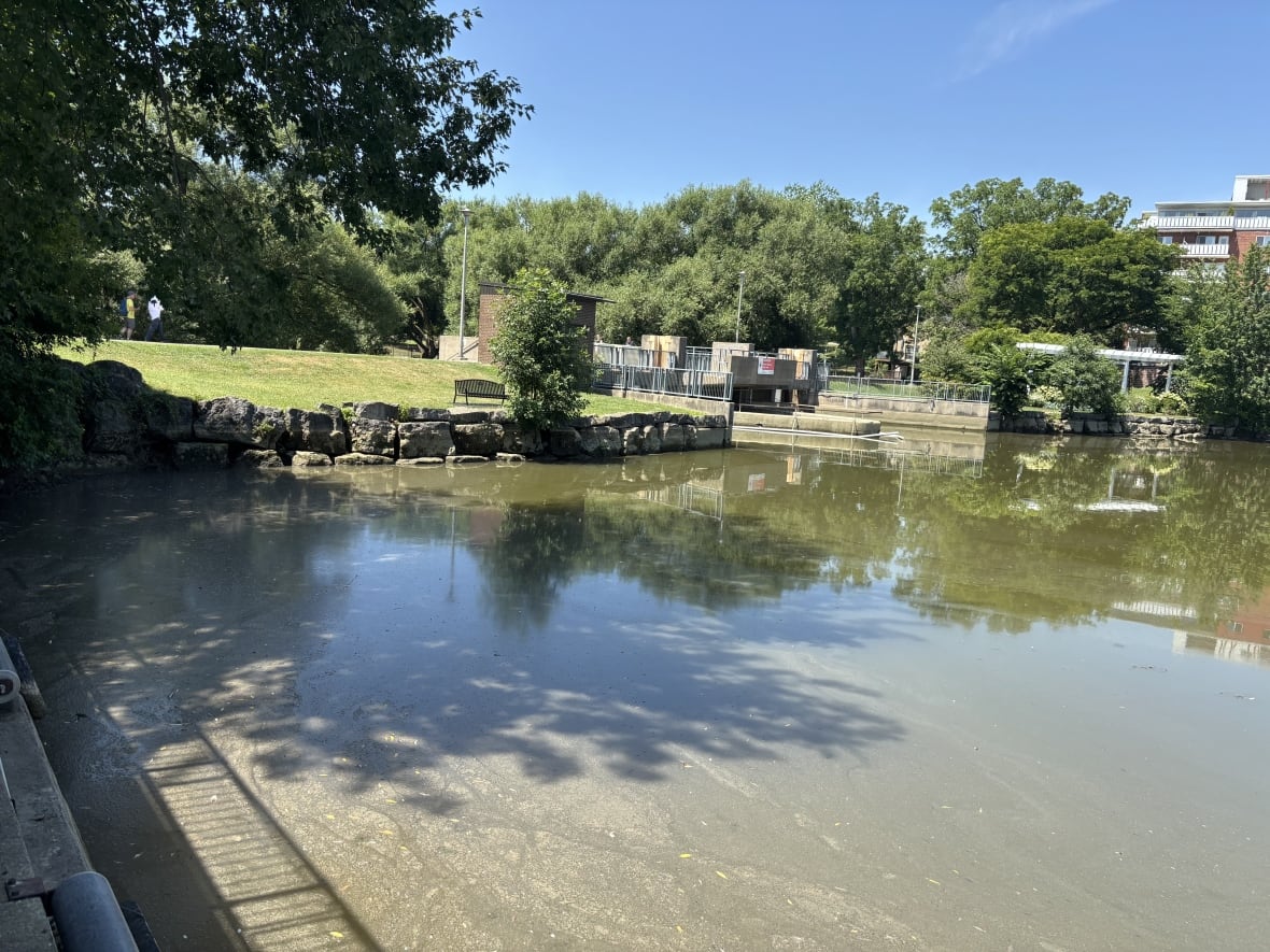 As of Monday, the water from the lake is being drawn down into the river at about an inch per hour as the crews try to remove the blockage, according to Emily Chandler, a UTRCA spokesperson.