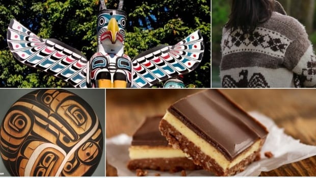 Totem poles, Northwest Coast art, Cowichan sweaters and Nanaimo bars are the four remaining coastal entries of the 16 remaining in the Search for B.C.'s Best Symbol.