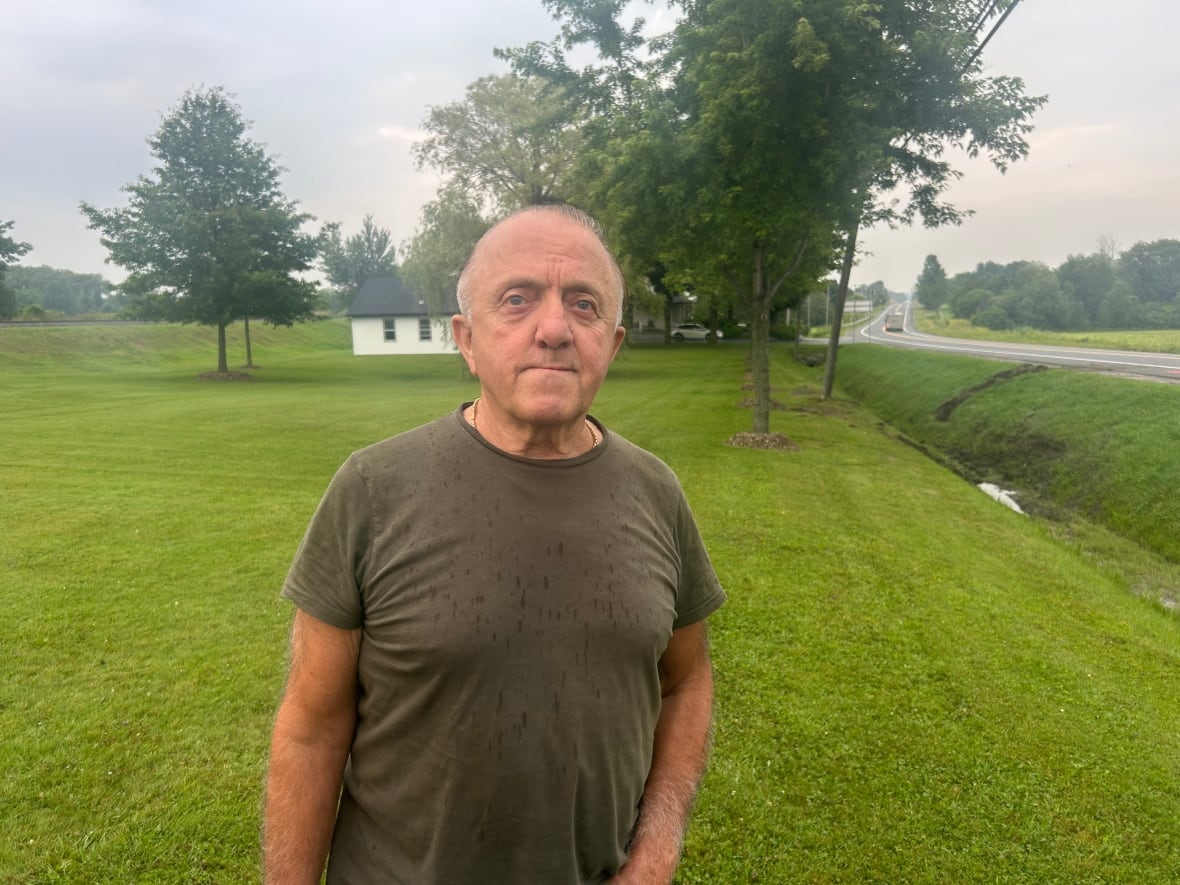 A man pictured outside