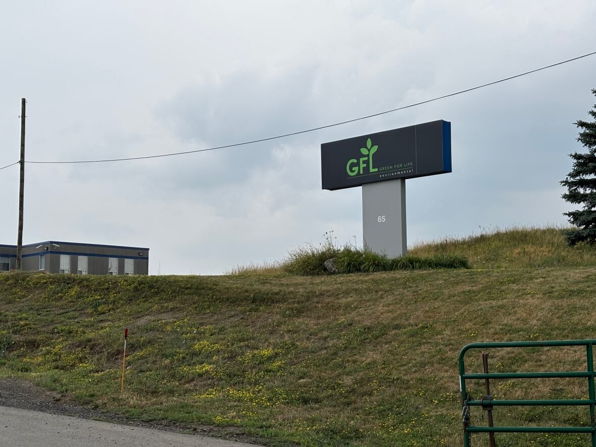 A sign that reads "GFL Green for Life Environmental"