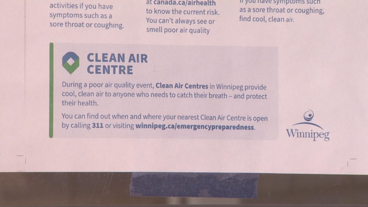 A sign on a glass door that reads clean air site.
