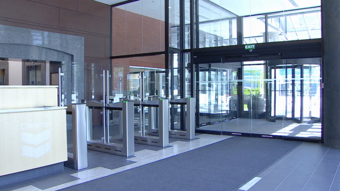 An empty lobby.