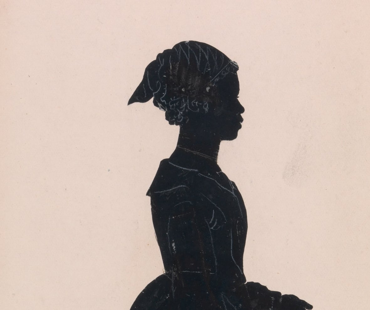 The Dalmany Silhouette (Auguste Edouart, 1844) is used by the Black Londoners Project to represent "An Old Woman" who feared to give her name to author Benjamin Drew.