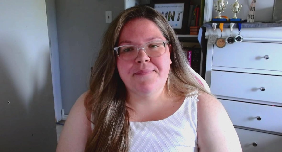 Woman with glasses