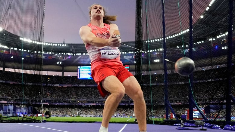 Canadian male hammer thrower. 
