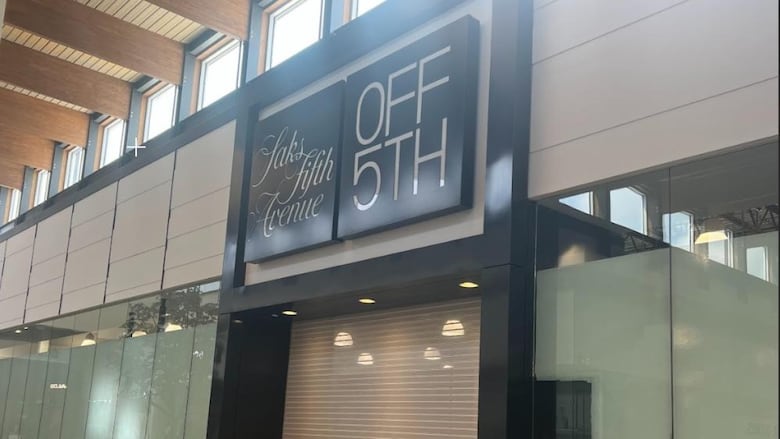 SAKS OFF 5TH Avenue in Outlet Collection Winnipeg.
