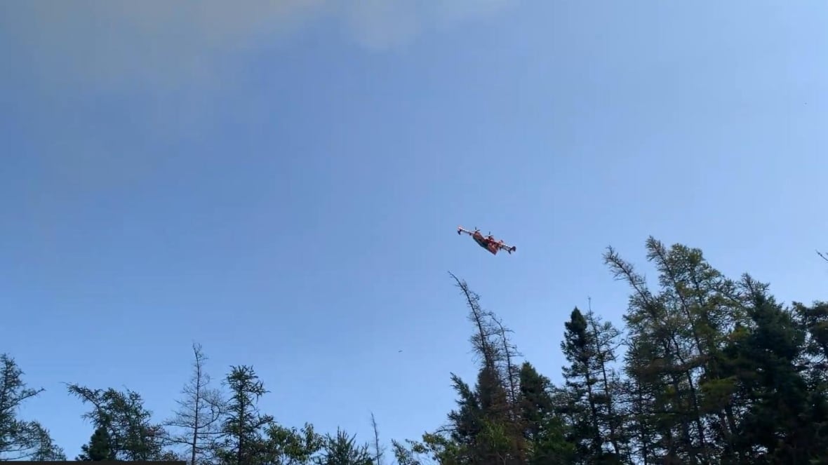 A water bomber.