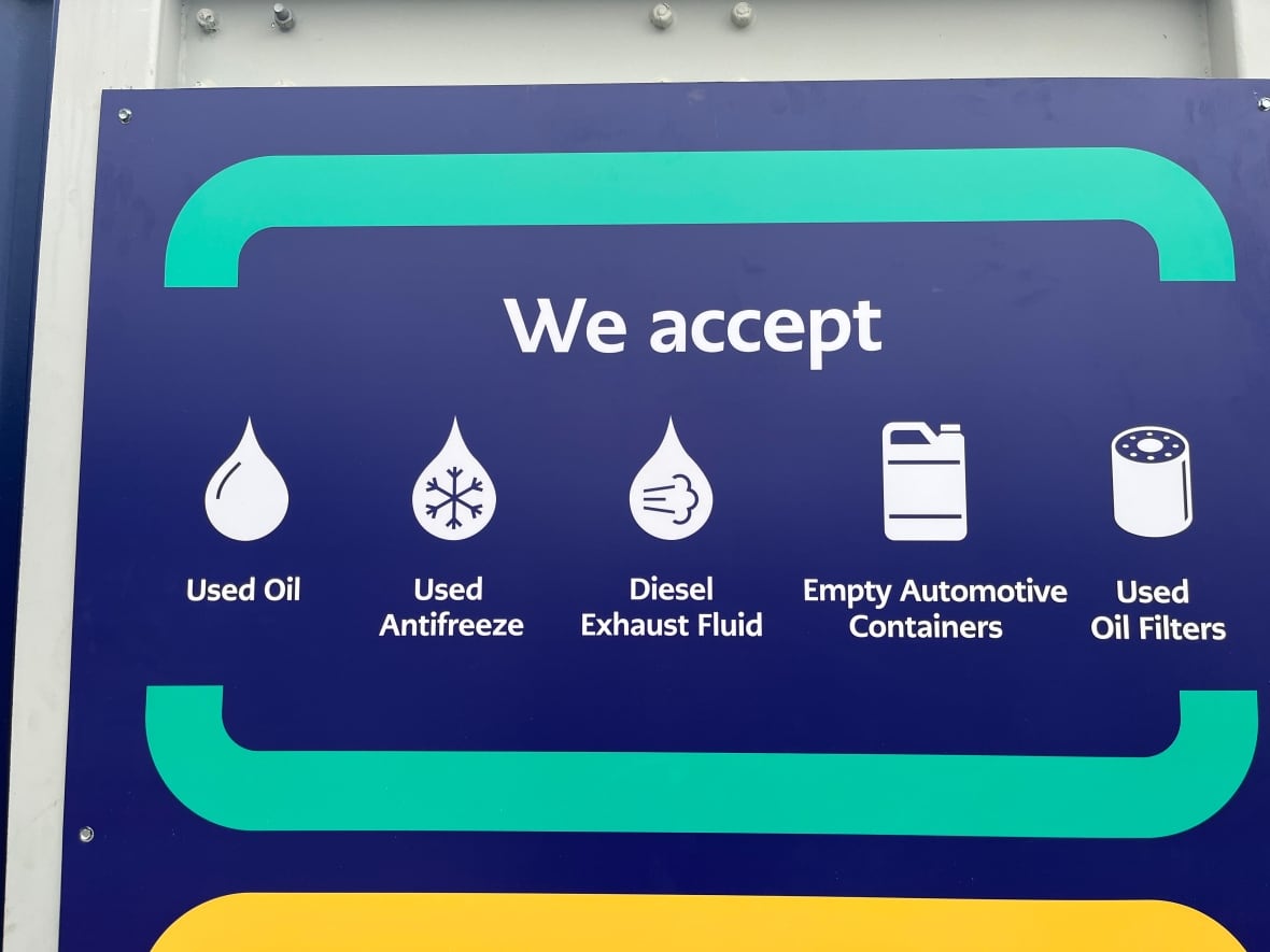 An infographic about what hazardous materials are accepted.
