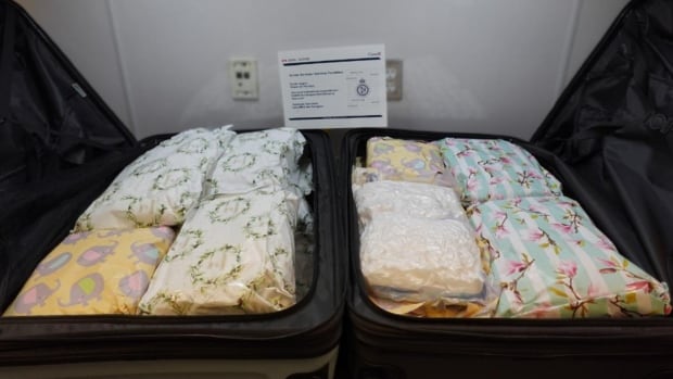 29 kg of meth found in gift-wrapped packages in suitcases at Vancouver International Airport
