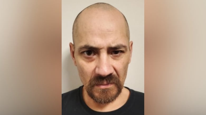 A man's mugshot.