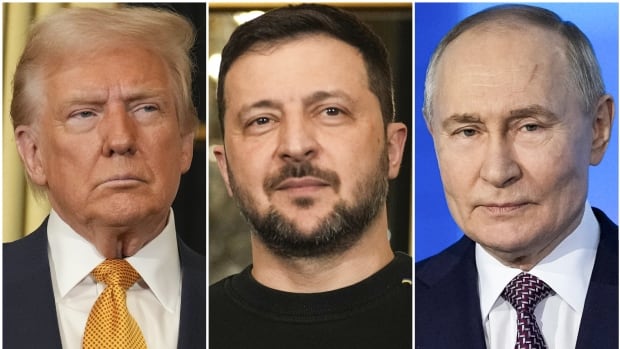 Three people are seen in this composite image.
