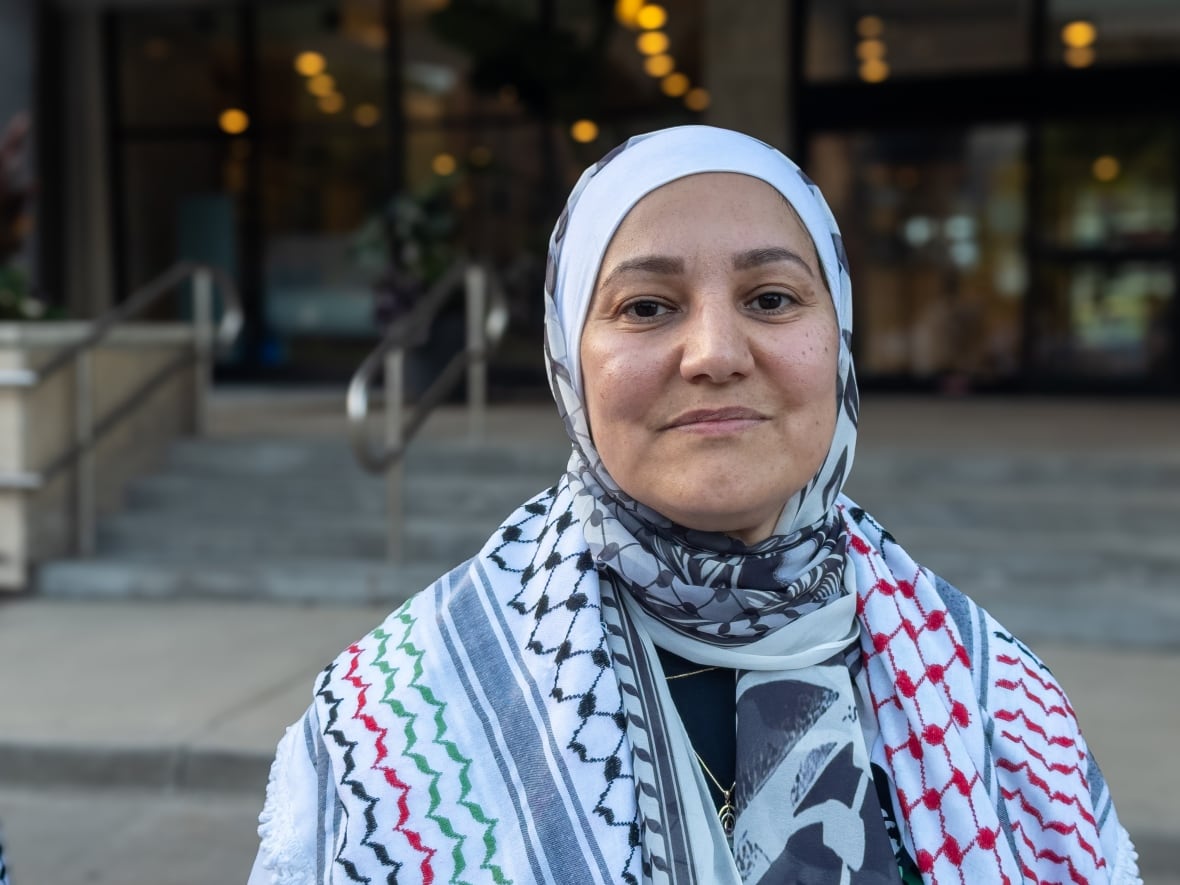 Samah Al-Sabbagh, presidente de la Asociación Social Palestina Canadiense.