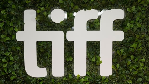 The TIFF logo is seen on display at the Toronto-hosted festival in September 2021.