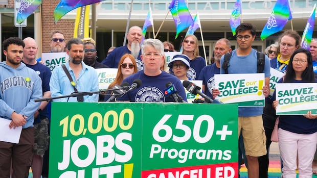 Support staff at Ontario colleges vote to authorize strike, if necessary: union | CBC News