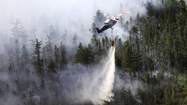 Evacuation order expanded as strong winds fan Long Lake wildfire