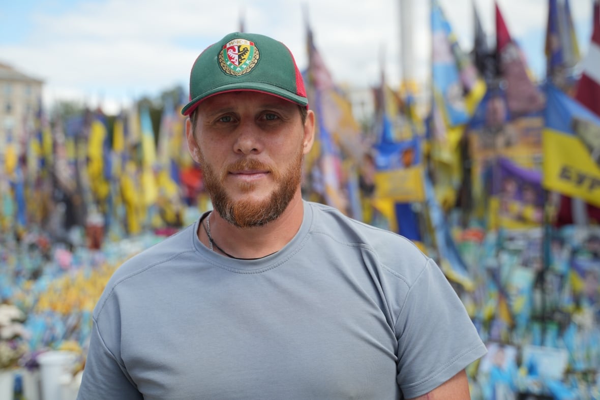Alexander Ponomarev, 37,  has been fighting on Ukraine's Eastern front for the past two years. 