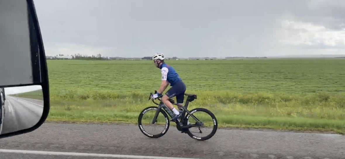 cyclist on road