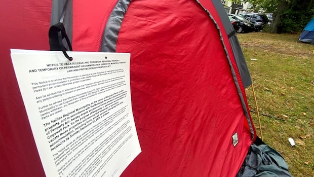 Halifax homeless encampment on Windsor Street ordered to close