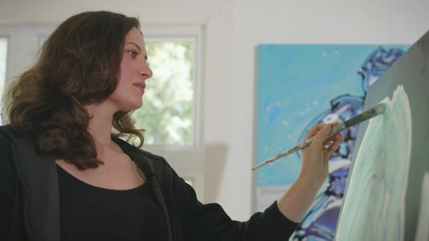 N.B. painter finds success — and adrenalin rush — combining art with sports N.B. painter finds success — and adrenalin rush — combining art with sports