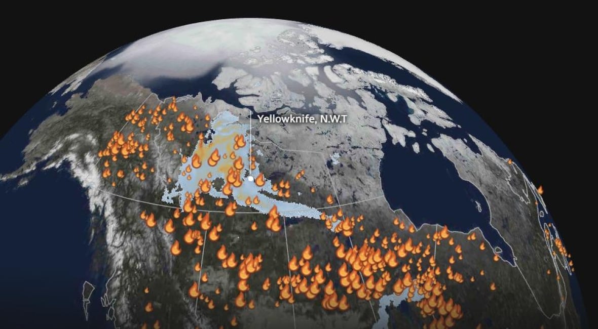 Screengrab of climate dashboard August 21.