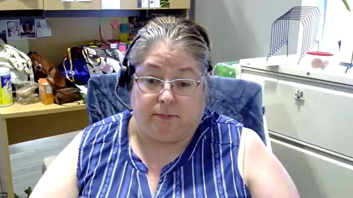 Erin Rudd in her office. 