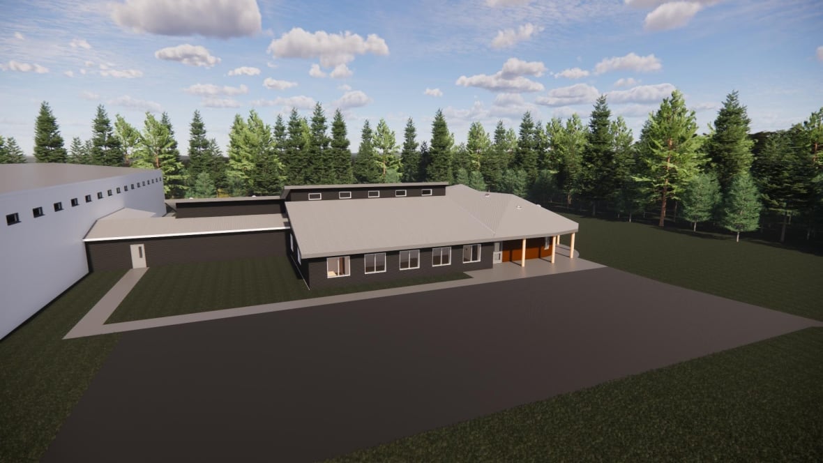 Render of a building.