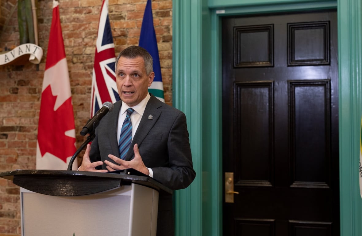 A man at a podium