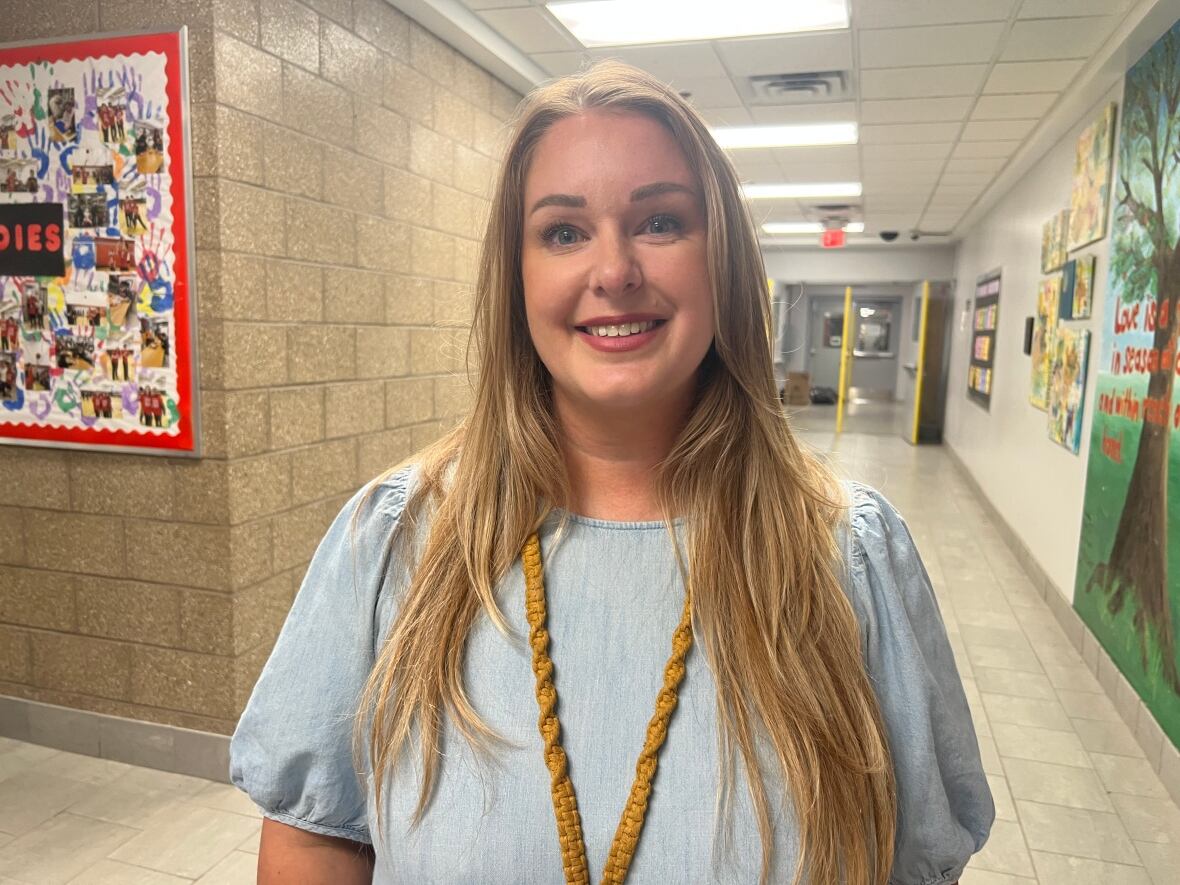 Julia Valeriani is a social worker who has been counselling students on site in  F.J. Brennan Catholic High School as part of the Youth Mobile Clinic. 