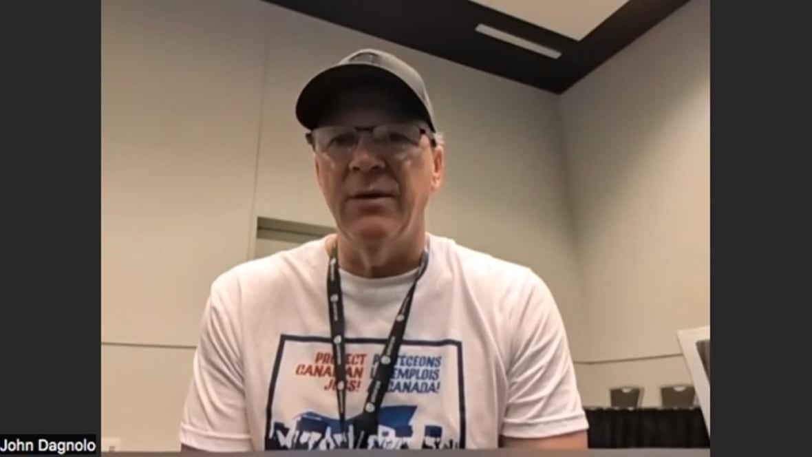 John D’Agnolo is the president of Unifor Local 200, which represent 160 workers at the Diageo bottling plant for Crown Royal Whisky.